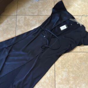 Elegant Black Wrap Dress